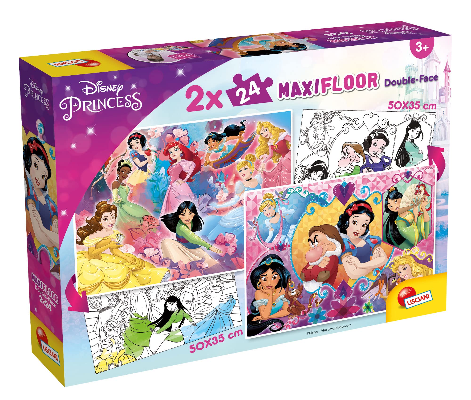 Amazon.com: Lisciani Giochi- Disney Puzzle Maxifloor 2 x 24